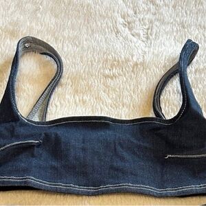 Zara denim bralette